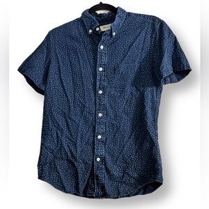 Madewell Navy Button Down Shirt XS
